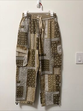 Culture Kings Unisex Paisley Cargo Pants